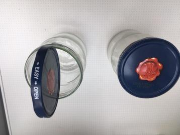 Inmaak schone glazen potjes 0,5 ltr. + goede schroef deksel  beschikbaar voor biedingen