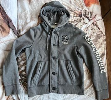Abercrombie & Fitch Hoodie - XL - Grijs beschikbaar voor biedingen