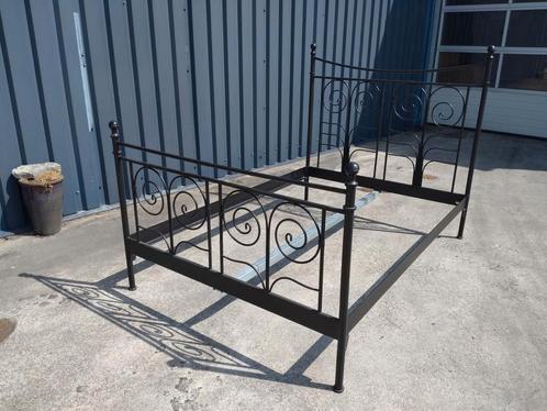 Ikea Noresund bedframe 140x200, Huis en Inrichting, Slaapkamer | Bedden, Gebruikt, Tweepersoons, 140 cm, 200 cm, Metaal, Zwart