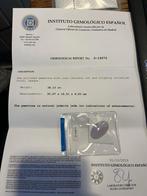 (47)38,15ct Violette Jadeite Cabochon Oval Schnitt, Ophalen of Verzenden, Nieuw