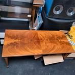 Mooie houten salontafel, Ophalen, Zo goed als nieuw, Rechthoekig, 75 cm of meer