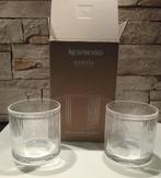 Set van 2 barista nespresso glazen, Huis en Inrichting, Keuken | Servies, Glas of Glazen, Nieuw, Ophalen of Verzenden, Glas