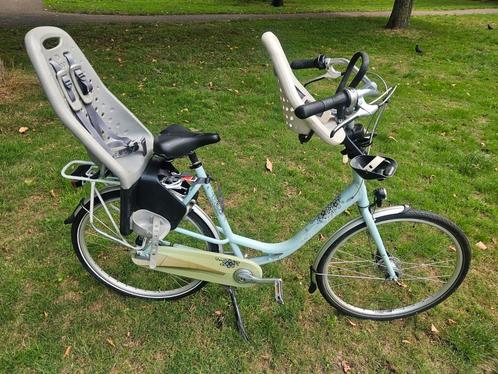 Gazelle bloom moederfiets incl bon en zitjes 62cm, Fietsen en Brommers, Fietsen | Dames | Moederfietsen, Zo goed als nieuw, Gazelle