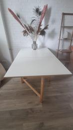 Opklapbare (eet)tafel Ikea (Norden), Huis en Inrichting, Ophalen, 50 tot 100 cm, Vier personen, Rechthoekig