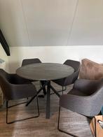 Eettafel rond, stoelen mogen ook weg, Huis en Inrichting, Tafels | Eettafels, Ophalen, 100 tot 150 cm, Rond, Zo goed als nieuw