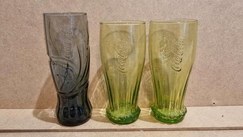 Coca Cola Glazen - Set van 3, Antiek en Kunst, Antiek | Glas en Kristal, Ophalen of Verzenden