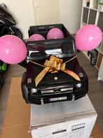 Zwarte Mercedes G Klasse 6x6 | Elektrische Kinderauto, -, -, Nieuw, Ophalen of Verzenden