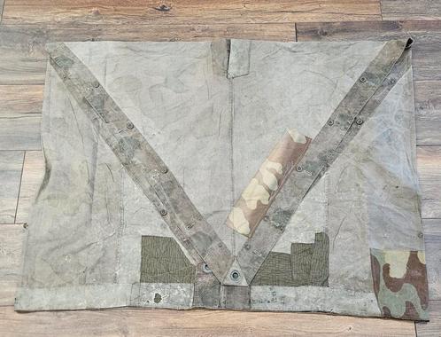 Originele Duitse ww2 zeltbahn gemaakt met Italiaanse stof, Verzamelen, Militaria | Tweede Wereldoorlog, Landmacht, Overige typen