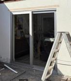 Aluminium schuifpui, Doe-het-zelf en Verbouw, Kozijnen en Schuifpuien, Ophalen, Gebruikt, Aluminium, 150 tot 225 cm