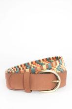 Sissy boy  leren riem geel/groen/oranje  maat 95, Kleding | Dames, Riemen en Ceinturen, Overige kleuren, 3 tot 5 cm, Echt leder