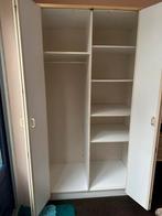 Klerenkast met deuren en planken, Huis en Inrichting, Kasten | Kledingkasten, Overige materialen, Gebruikt, 100 tot 150 cm, Ophalen of Verzenden