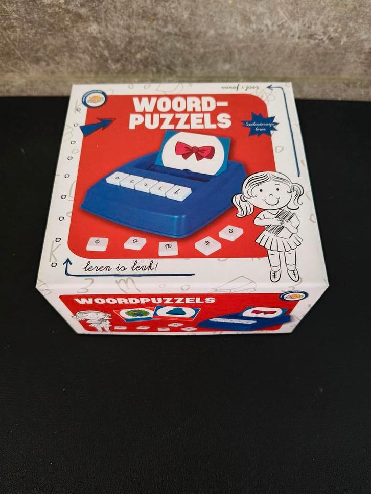Woordpuzzel - Nieuwstaat!, Kinderen en Baby's, Speelgoed | Kinderpuzzels, Nieuw, 4 tot 6 jaar, Meer dan 50 stukjes, Ophalen of Verzenden