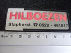 folie sticker hilboezen staphorst logo, Verzenden, Zo goed als nieuw, Bedrijf of Vereniging