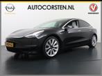 Tesla Model 3 Long Range AWD 75kWh 463PK Trekhaak 19" Ivory, 27 €/maand, 530 km, 462 pk, Zwart