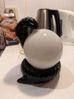 Jaren 70/80 Cobra bollamp, Huis en Inrichting, Lampen | Tafellampen, Ophalen of Verzenden, Zo goed als nieuw, Glas, Minder dan 50 cm