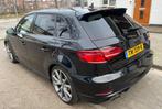 Audi A3 3XS Line 1.5 Tfsi 150pk Panoramadak Schakelflippers, Auto's, 1498 cc, Zwart, 4 cilinders, Leder en Stof