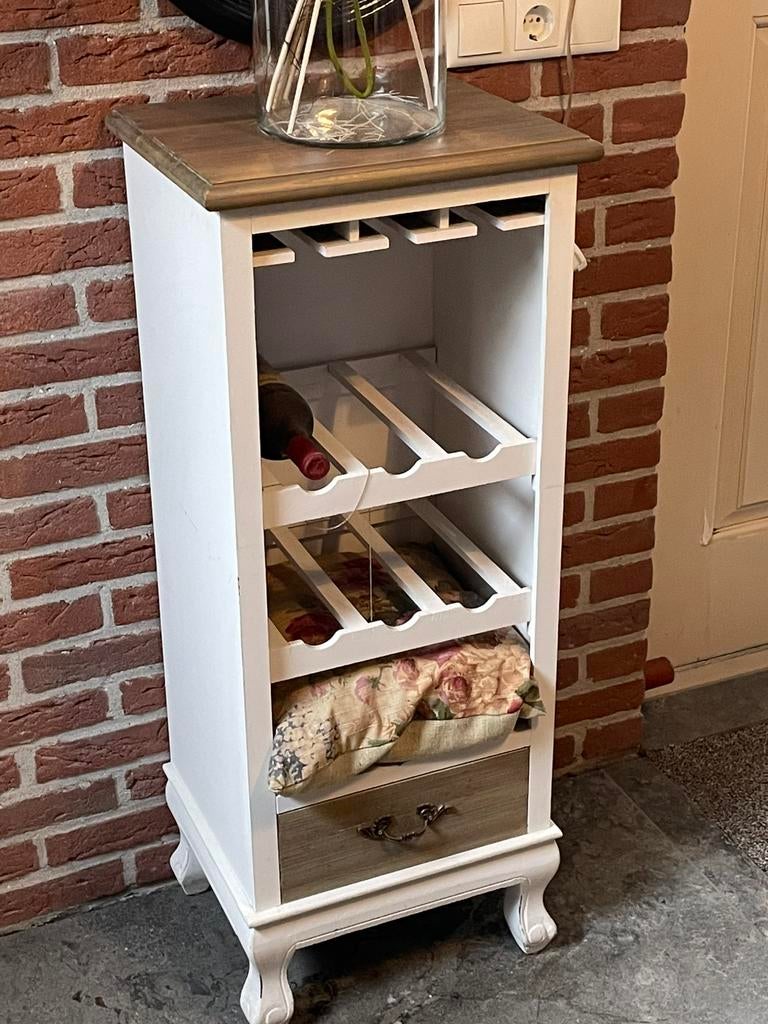 Wijnkastje, Huis en Inrichting, Woonaccessoires | Wijnrekken, Ophalen of Verzenden, Zo goed als nieuw, 75 cm of meer