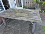 Gratis: houten tuintafel!, Tuin en Terras, Ophalen, Gebruikt, Rechthoekig, Hout