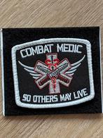 Patch Combat Medic, Verzamelen, Ophalen of Verzenden, Landmacht, Amerika, Embleem of Badge