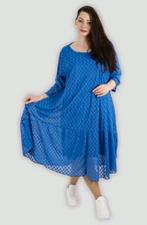 Kobaltblauwe jurk Lavendy van AKH Maat 56 nu €39,95, AKH, Nieuw, Ophalen of Verzenden, A