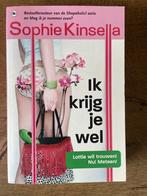 Boek: ik krijg je wel., Ophalen of Verzenden, Gelezen, Sophie Kinsella