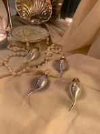 Antieke vintage kerstballen kerst ornament pegels, Ophalen of Verzenden, Zo goed als nieuw