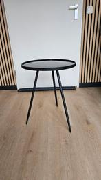 Zwart metalen bijzettafel Pronto - plantentafel, Huis en Inrichting, Tafels | Bijzettafels, 45 tot 60 cm, Minder dan 55 cm, Metaal of Aluminium