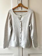 Sandwich vest met 25% wol creme/grijs, maat XL/43, Kleding | Dames, Truien en Vesten, Ophalen of Verzenden, Zo goed als nieuw