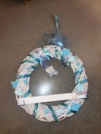 Geboortekrans Voordeur - Blauw, Ophalen of Verzenden, Zo goed als nieuw, Wanddecoratie