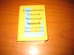 Langenscheidt Universal Wörterbuch: Spanisch/deutsch, Boeken, Woordenboeken, Spaans, Overige uitgevers, Ophalen of Verzenden, Zo goed als nieuw