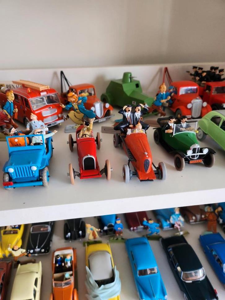 Complete Kuifje Auto Serie + Beeldjes 1/43, Hobby en Vrije tijd, Modelbouw | Auto's en Voertuigen, Zo goed als nieuw, Auto, 1:50 of kleiner