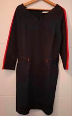 Zwart jurkje met rood/blauwe accenten Promiss maat 38/40, Maat 38/40 (M), Promiss, Zwart, Nieuw
