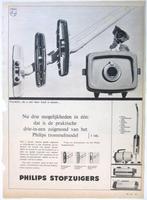 15 vintage advertenties reclames Philips stofzuigers 60-63 s, Verzamelen, Merken en Reclamevoorwerpen, Ophalen