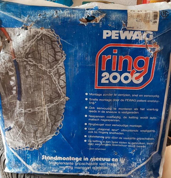 PEWAG Ring 2000 FV 69S, Auto diversen, Sneeuwkettingen, Zo goed als nieuw, Ophalen