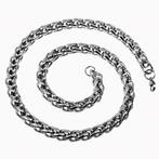 60cm10mm Ketting Heren Visgraat Ketting Staal Dikke Schakels, Sieraden, Tassen en Uiterlijk, Kettingen, Overige materialen, Birgitta-Gracht 33, 6465 EL Kerkrade, Nederland