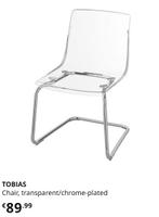 Transparante IKEA stoelen, Ophalen, Kunststof, Gebruikt, Twee