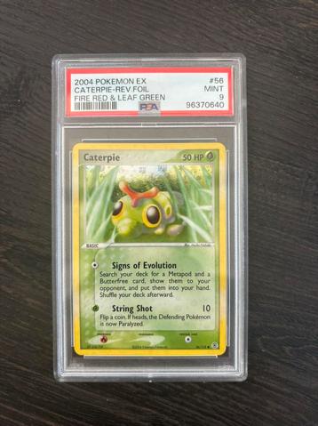 Caterpie #56 Reverse Holo PSA 9 beschikbaar voor biedingen