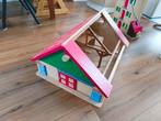 Houten boerderij, Kinderen en Baby's, Speelgoed | Poppenhuizen, Ophalen, Zo goed als nieuw, Poppenhuis