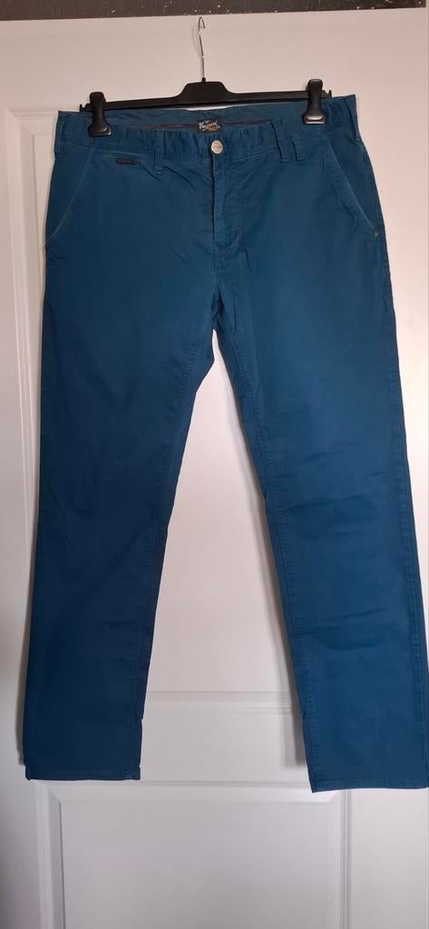 Vanguard pantalon/chino W36/L34, Blauw, Maat 56/58 (XL), Ophalen of Verzenden, Zo goed als nieuw