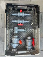 Druk PVC kogelkranen, Tuin en Terras, Vijver-toebehoren, Ophalen of Verzenden, Zo goed als nieuw