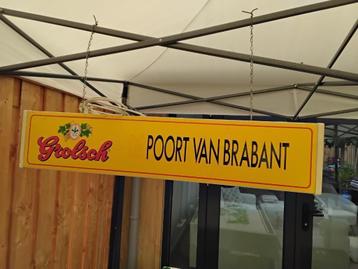 oude gele grolsch lichtbak beschikbaar voor biedingen