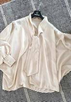 Prachtige creme blouse, vleermuismouwen, Verzenden, Zo goed als nieuw, Beige