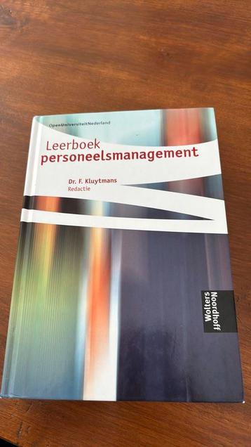 Leerboek Personeelsmanagement F.Kluytmans beschikbaar voor biedingen
