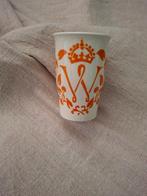Beker 40 jarig jubileum Wilhelmina, Verzenden, Zo goed als nieuw, Nederland, Servies