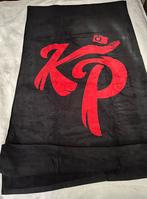 Knolpower grote badhanddoek, Ophalen of Verzenden, Zo goed als nieuw, Zwart, Overige typen