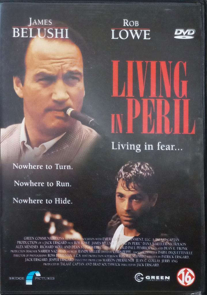 Living in Peril, Cd's en Dvd's, Dvd's | Thrillers en Misdaad, Zo goed als nieuw, Actiethriller, Vanaf 16 jaar, Ophalen of Verzenden
