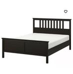 Ikea Hemnes bed 160x200 + lattenbodem, Huis en Inrichting, Slaapkamer | Bedden, Ophalen, Gebruikt, Bruin, Tweepersoons