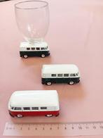 3x Modelauto Welly 1/60 Volkswagen T1 Microbus, Verzenden, Zo goed als nieuw, Auto