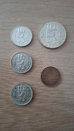 2 sets Munten, Postzegels en Munten, Munten | Nederland, Koningin Juliana, Zilver, Overige waardes, Verzenden
