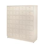 Refurbished Industriële Ladekast Metalen Kast IJzeren Wit, Info@dehanzeherten.nl, 5 laden of meer, 100 tot 150 cm, Nieuw